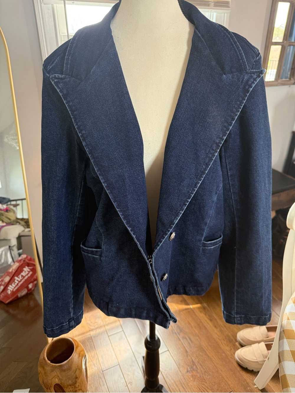 sofia by sofia vergara Dark Blue Denim Jean Jacket